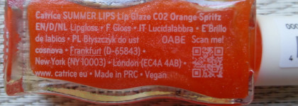 Апероль на губах: Catrice Summer Lips Lip Glaze 02 Orange Spritz