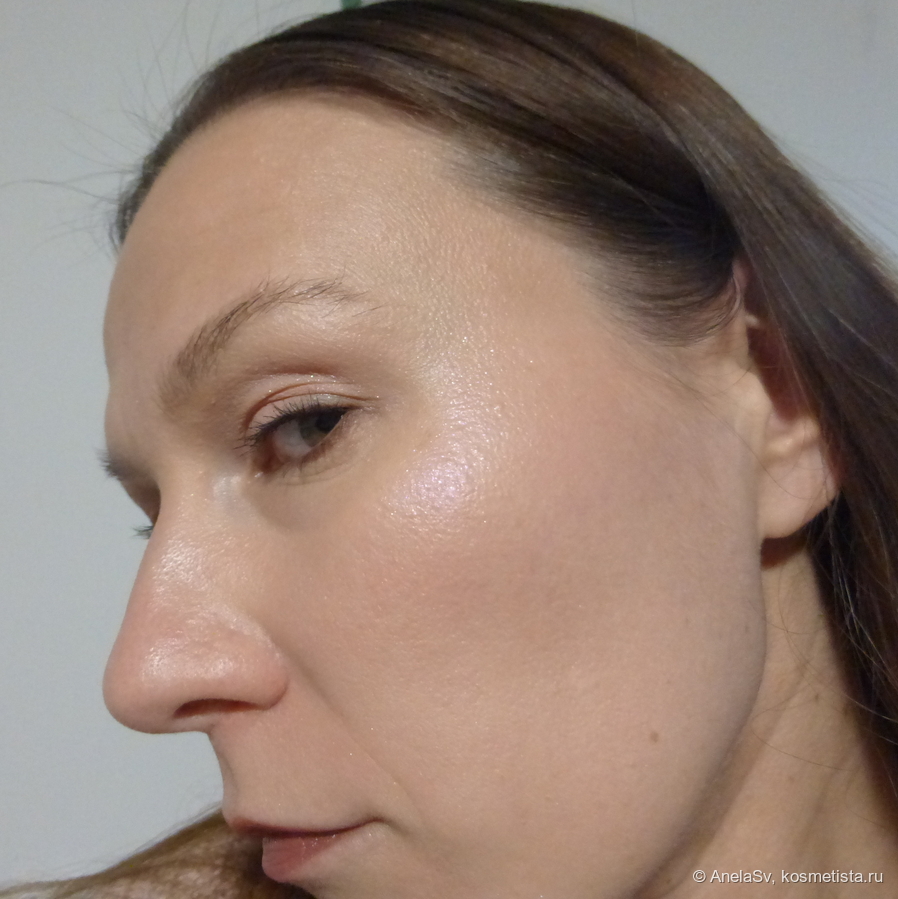 Под лампами в конце дня (носила около 8 ч)