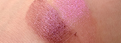 Красиво, но нестойко. Catrice Hollyglazing: Glazing Eyeshadow C01 Fa-La-La-Luminesce, Lip Colour C02 Under the Mistle-tint