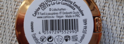 Красиво, но нестойко. Catrice Hollyglazing: Glazing Eyeshadow C01 Fa-La-La-Luminesce, Lip Colour C02 Under the Mistle-tint