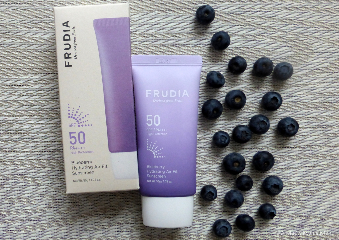 Frudia Blueberry Hydrating Air Fit Sunscreen - мой любимчик на лето