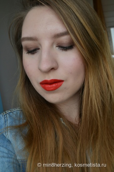 Призываем весну с помадой Rimmel Lasting Finish by Kate Anniversary 54 Idol Red
