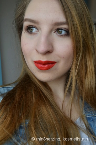 Призываем весну с помадой Rimmel Lasting Finish by Kate Anniversary 54 Idol Red