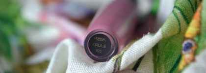 Странный предмет: вроде помада хорошая, а вроде и нет - чудеса с L'Oreal Paris Rouge Signature Tint в оттенке 105 I rule