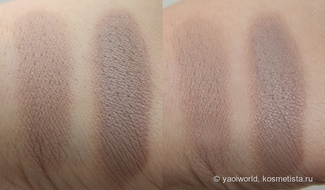 Тени для век Essence the velvets eyeshadow в оттенках #03 smooth caramel & #05 taupe secret