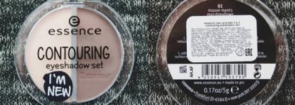 Essence contouring eyeshadow set в оттенках #01 & #02
