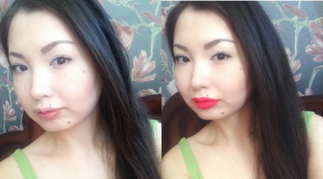 Неоновые губы с Sleek Matte me lip cream в оттенке Brink pink 432