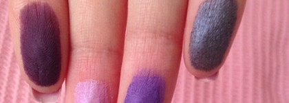 Тени, проверенные временем. Guerlain long lasting eyeshadow quad Les violets 01