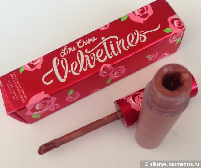 Lime Crime Velvetines Liquid matte lipstick в оттенке Faded