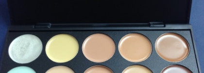 Палетка для контурирования Coastal Scents Eclipse palette 15 concealer shades