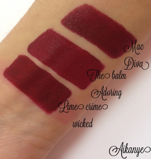 Lime Crime Velvetines Liquid Lipstick в оттенке Wicked