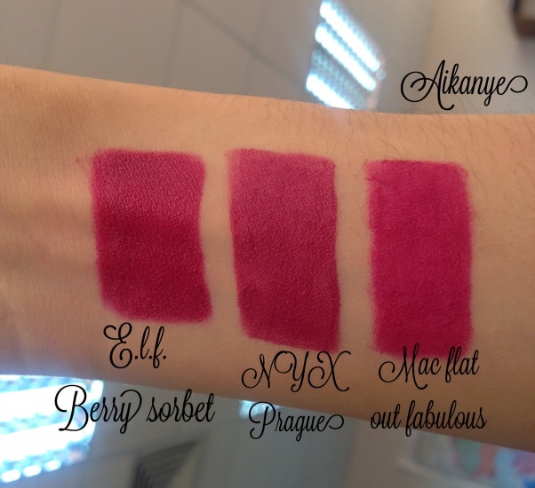 Карандаш-помады E.l.f. (elf) Matte lip color в оттенках tea rose, berry sorbet