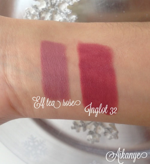 Карандаш-помады E.l.f. (elf) Matte lip color в оттенках tea rose, berry sorbet