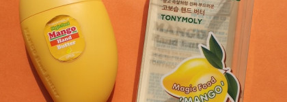 Кремы для рук: Dr.magic с оливковым маслом и Tony Moly с маслом семян манго