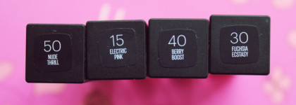 О том, как я нашла любимую текстуру помад, или Maybelline Vivid Matte Liquid в оттенках 40 Berry Boost, 50 Nude Thrill, 30 Fuchsia Ecstasy, 15 Electric Pink