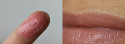 Помады Essense из серии Sheer & shine 02, 07, 08