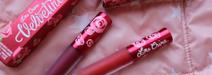 Лед и пламя с помадами Lime Crime Velvetines • Red Rose и New Americana