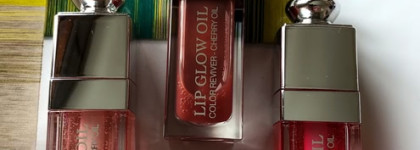 Частичка весны в моей косметичке. Dior Addict Lip Glow Oil в оттенках #001 Pink, #012 Rosewood и #015 Cherry