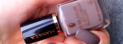 Уютная осень на ногтях с Mavala #152 Mauve Cendré