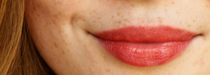 Осень с помадой YSL Rouge Volupte Perle Incandescent Orange #110