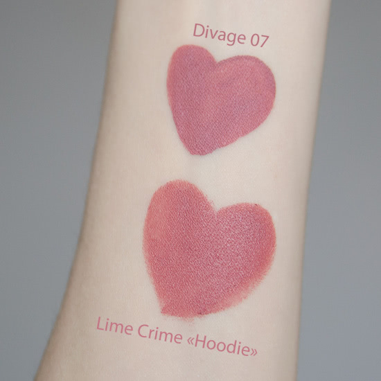 Divage Long Kiss Lip stain & Lip gloss в оттенке 07