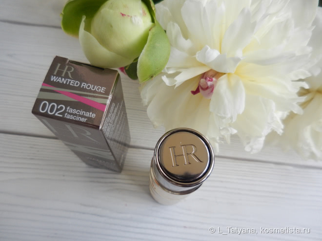 Идеальная помада Helena Rubinstein Wanted Rouge Lipstick #002 fascinate