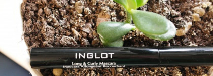 Натуральные реснички с Inglot Long & Curly Mascara black