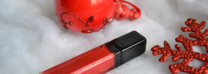 Идеальная помада для новогодней ночи - Guerlain KissKiss Liquid Lipstick L323 "Красное пламя"