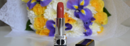 Сочный и вкусный оттенок губ с бальзамом Dior Rouge Dior Balm Satin 525, Cherie