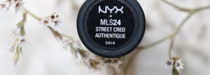 NYX Matte lipstick MLS 24 Street Cred и MLS 30 Aria
