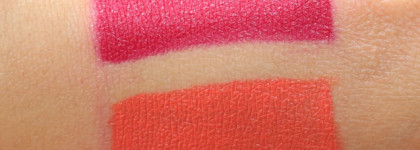 Wet'n'wild MegaLast Matte Lip Color: Carrot gold (E969), Cherry Picking (E965)
