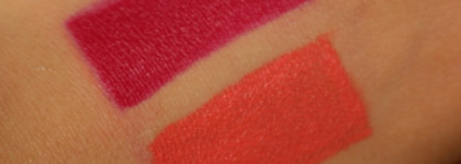 Wet'n'wild MegaLast Matte Lip Color: Carrot gold (E969), Cherry Picking (E965)