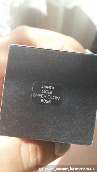 Звезда зарубежного YouTube тональное средство Nars Sheer Glow Foundation в оттенке light 3 Gobi