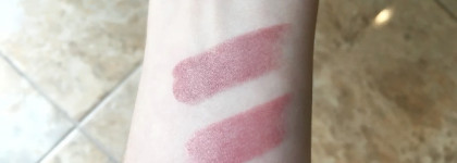 Две розово-лиловые помады - Artdeco Lip Passion Smooth Touch Lipstick 35 и Essence Longlasting Lipstick Nude 03 Come Naturally