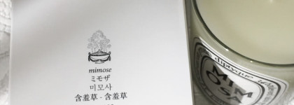 Diptyque Mimosa scented candle - запах весны