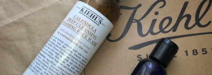 Демакияж с Kiehls: Calendula deep cleansing foaming face wash и Midnight recovery botanical cleansing oil