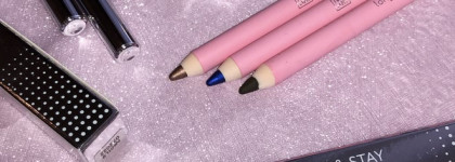 Карандаши для глаз OK Beauty Slide and Stay, оттенки Robin, Loon и Cobalt