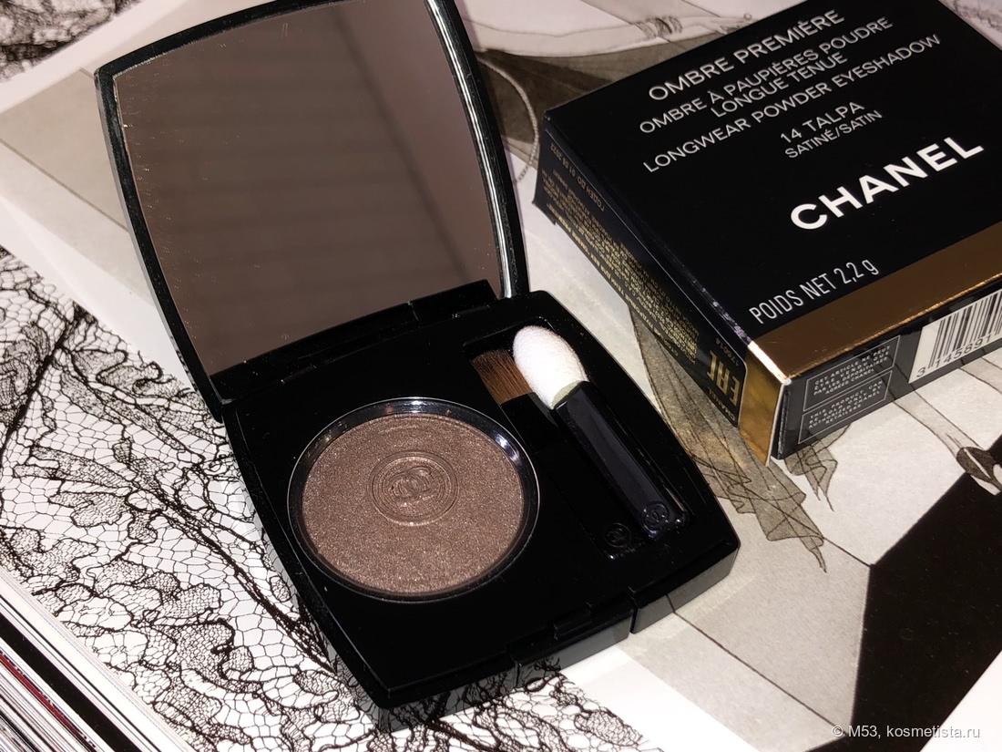 Chanel longwear powder eyeshadow в оттенке 14 Talpa/Satin