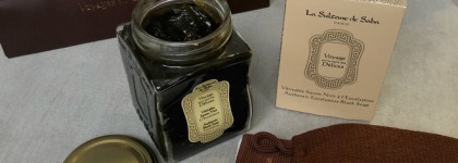 Чёрное мыло с эвкалиптом и рукавичка Кесса La Sultane de Saba