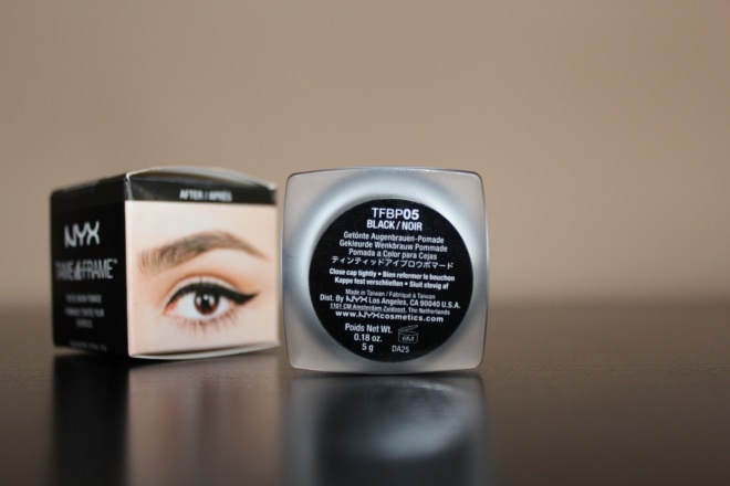 NYX tame&frame tinted brow pomade 05 black