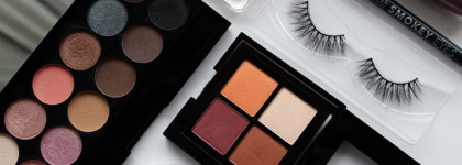 Видео-урок черных Smokey Eyes с красной растушевкой