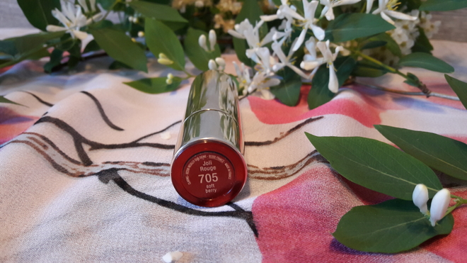 Отличная кремовая помада Clarins Joli Rouge № 705 Soft Berry