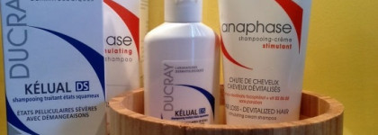 Парочка шампуней из базового арсенала - Ducray Pierre Fabre Anaphase shampoo stimulant, Ducray Kelual DS shampoo severe dandruff