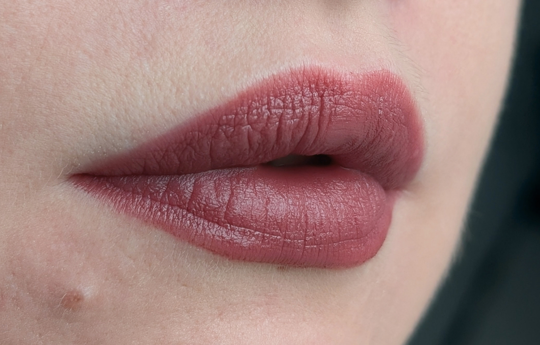 MAC Powder Kiss Kinda Soar-ta, несколько слоёв, дневной свет