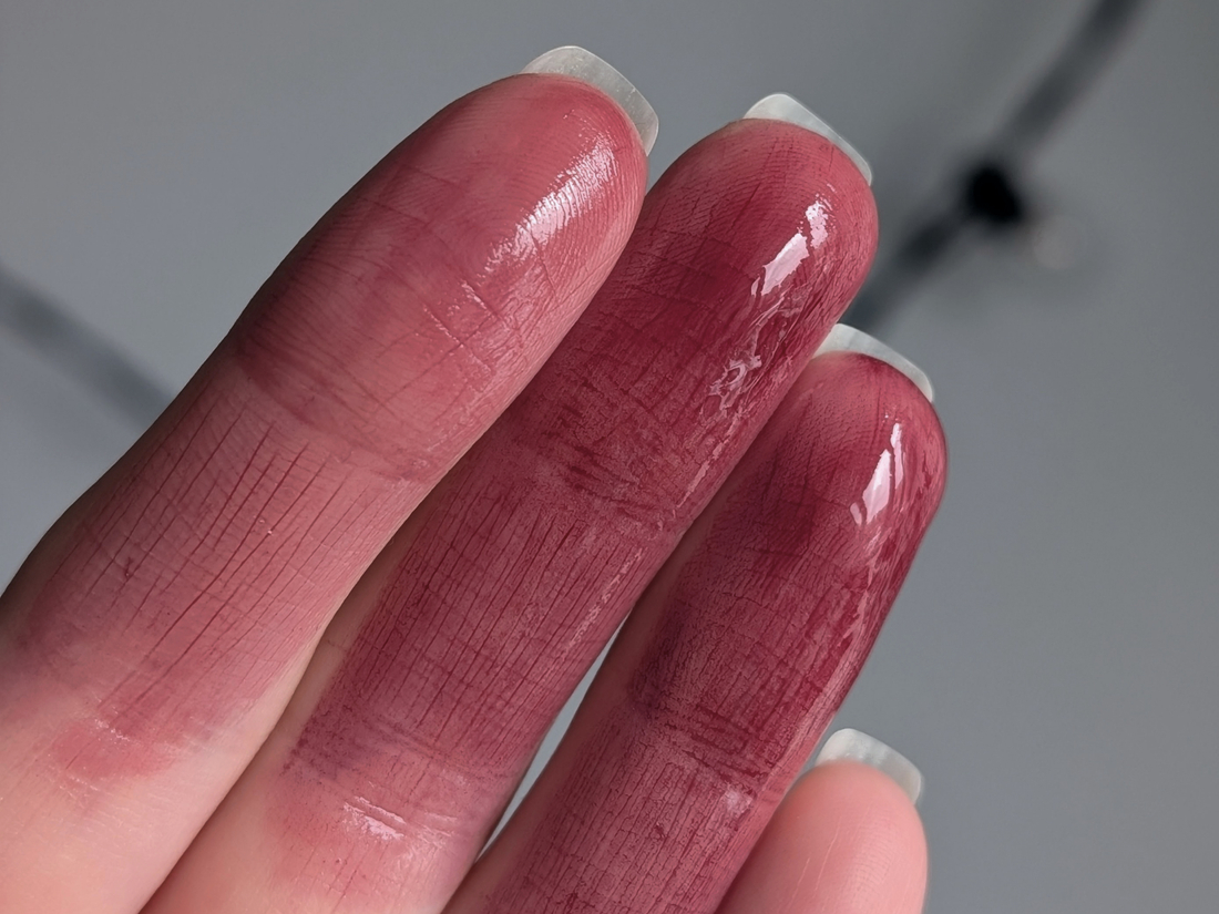 Laka Fruity Glam Tint 123 Unsweet Berry, 1/2/3 слоя, дневной свет