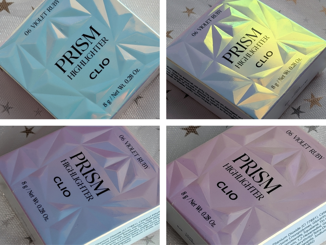 Clio Prism Highlighter . Игра света на коробке.