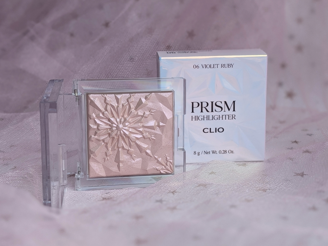 Clio Prism Highlighter 06 Violet Ruby, дневной свет