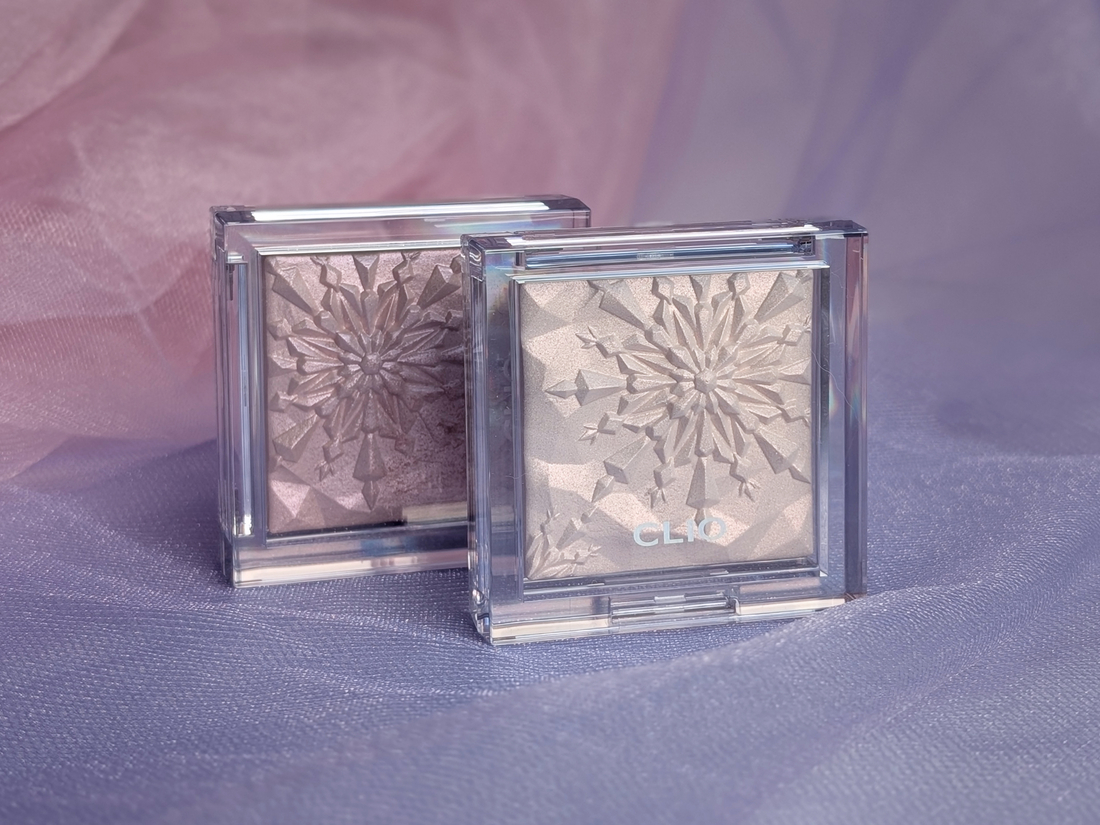 Clio Prism Highlighter 06 Violet Ruby, 04 Grace Opal дневной свет