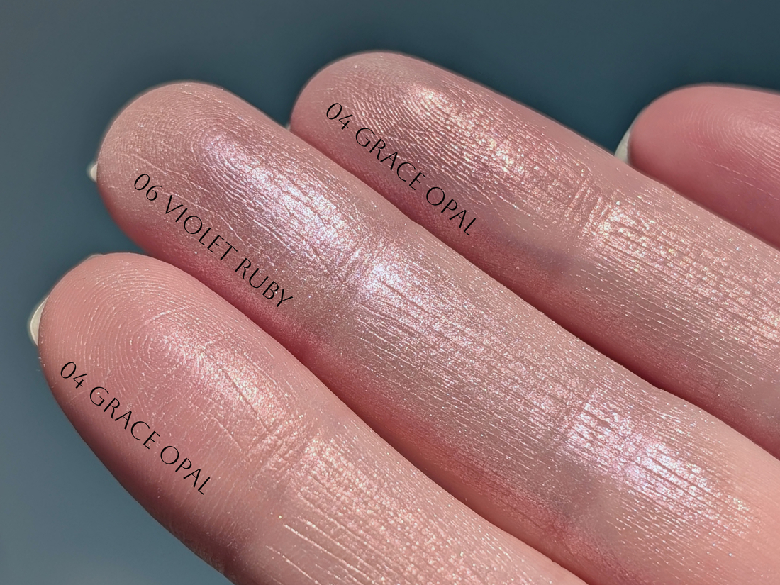 Clio Prism Highlighter 04 Grace Opal, 06 Violet Ruby, солнце