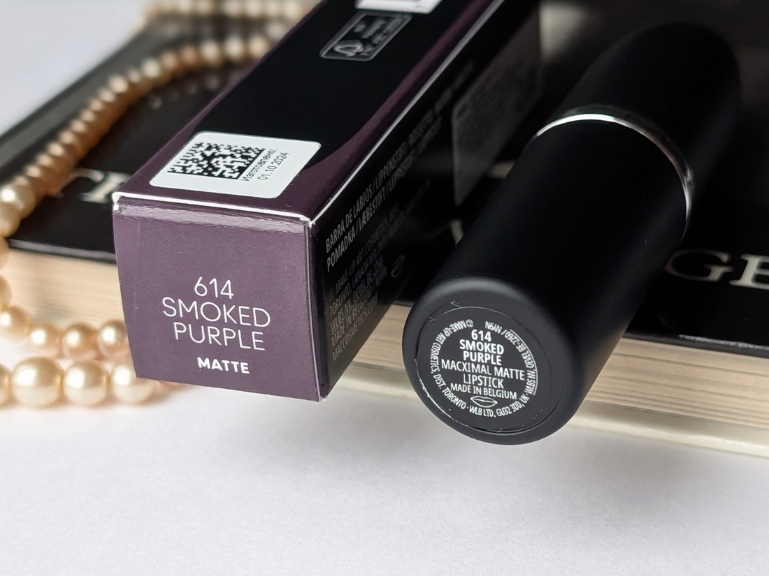 MAC Macximal Matte Lipstick 614 Smoked Purple